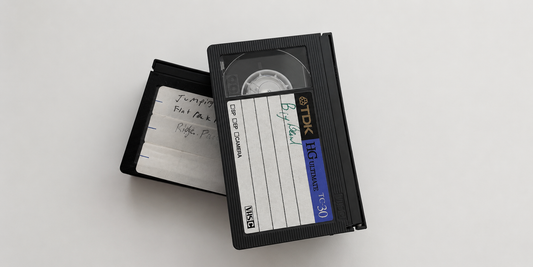 Different types of video tapes — VHS, VHS-C, 8mm, Hi8, Betamax identification guide