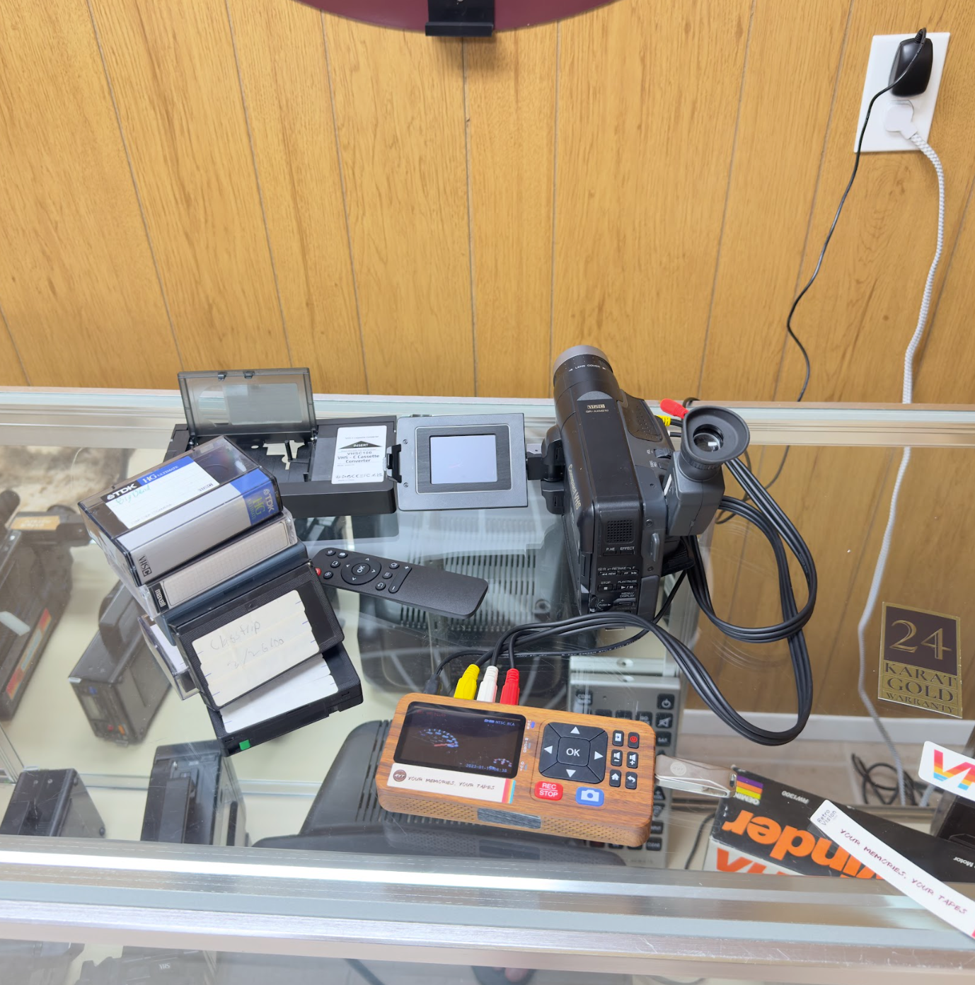 VHS-C and 8mm tape conversion to digital using the RVT Digitizer 3.0