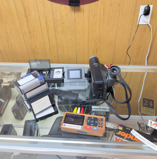 VHS-C and 8mm tape conversion to digital using the RVT Digitizer 3.0