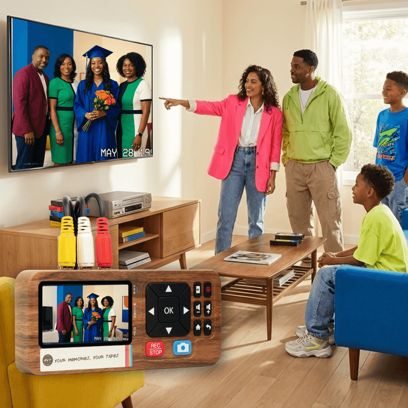 RESCUE YOUR HOME MOVIES OR VHS TAPES